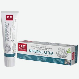 Зубная паста Splat Sensitive Ultra для снижения чувствительности зубов и восстановления эмали, 100мл Россия