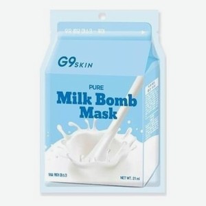 Тканевая маска для лица Pure Milk Bomb Mask 21мл (молоко)