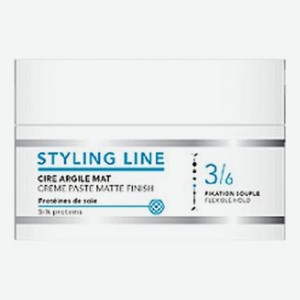 Паста для укладки волос с матирующим эффектом Styling Line Creme Paste Matte Finish 75мл