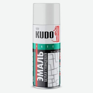 Эмаль KUDO глянцевая белая, 520 мл