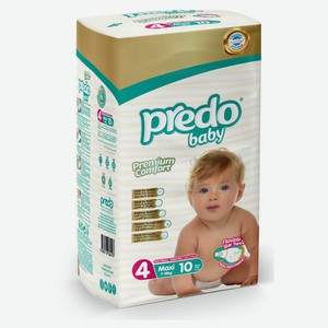 Подгузники Predo Baby №4, 10 шт