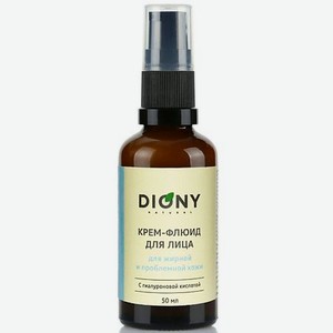 DIONY Крем-флюид для лица с гиалуроновой кислотой для жирной и проблемной кожи