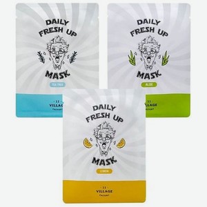 VILLAGE 11 FACTORY Набор тканевых масок Daily Fresh Up Mask