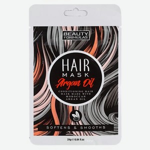 BEAUTY FORMULAS Маска для волос с аргановым маслом