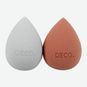 DECO. Набор спонжей для макияжа CORRECT каплевидные медиум