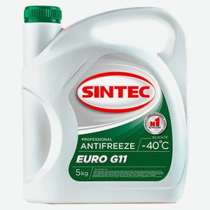 Sintec Antifreeze Euro G11 green -40 5кг