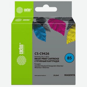 Картридж струйный CS-C9426 пурпурный для №85 HP DJ 30/130 (29ml) Cactus