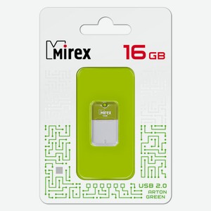 Флешка Arton USB 2.0 13600-FMUAGR16 16Gb Зеленая Mirex