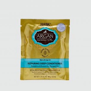 Интенсивная маска для восстановления волос с Аргановым маслом HASK Argan Oil 50 гр