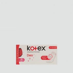 Прокладки ежедневные 56шт KOTEX Lux Super Slim Deo 56 шт