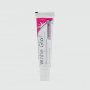 Экстрасильная отбеливающая зубная паста для чувствительных зубов WHITE GLO Sensitive Forte+ 24 гр