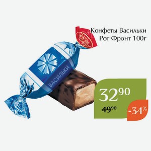 Конфеты Васильки Рот Фронт 100г
