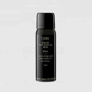 Спрей-корректор цвета для корней волос (брюнет) ORIBE Airbrush Black 75 мл
