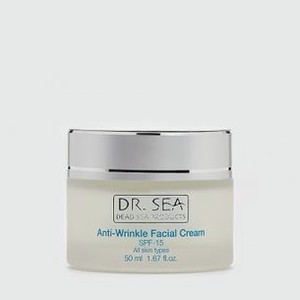 Антивозрастной крем для лица против морщин с экстрактом Дуналиеллы и минералами Мертвого моря SPF15 DR.SEA Anti Wrinkle Facial Cream 50 мл