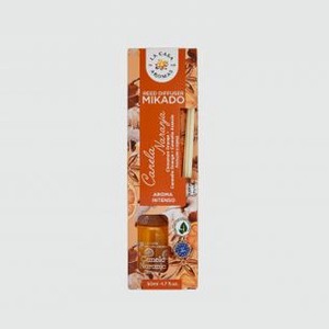 Ароматизатор воздуха с палочками, Апельсин и Корица LA CASA DE LOS AROMAS Mikado Cinnamon Orange 50 мл