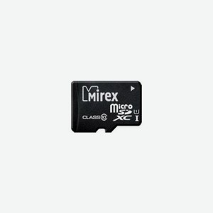 Карта памяти Mirex MicroSDHC 64Gb Class 10 UHS-I 13613-AD10SD64 + adapter