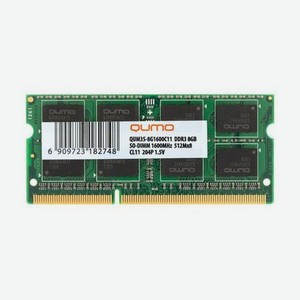 Память оперативная DDR3 Qumo 8Gb 1600MHz (QUM3S-8G1600C11R)