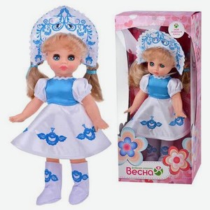 Эля Весна Гжельская красавица кукла пластмассовая 30 см