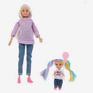 Кукла «Карапуз» Беременная София с дочкой, 29 см