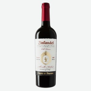 Вино Paolo Leo Zinfandal красное полусухое Италия, 0,75 л