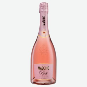 Игристое вино Maschio розовое брют Италия, 0,75 л