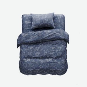 Комплект постельного белья для детей Guten Morgen Astronaut бязь, 1,5-спальный