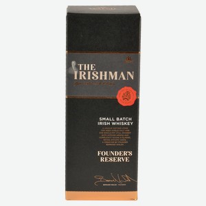 Виски The Irishman Founder s Reserve в подарочной упаковке Ирландия, 0,7 л