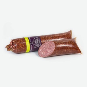 Колбаса варено-копченая «Заповедные продукты» Сервелат Имперский, 1 упаковка ~ 0,4 кг