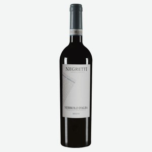 Вино Negretti Nebbiolo d Alba красное сухое Италия, 0,75 л
