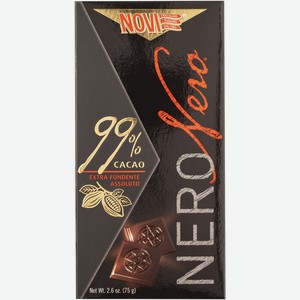 Шоколад горький 99% Нови неро Эла Дюфур кор, 75 г