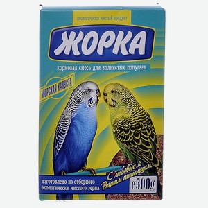 Жорка для волнистых попугаев с морской капустой (коробка) (500 г)