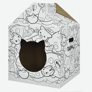 Tappi когтеточки и лежаки картонный домик для животных  Бакэнэко  (360 г)