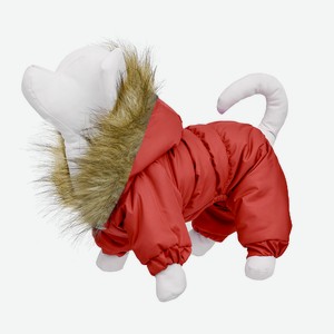 Tappi одежда зимний комбинезон для собак с подкладкой  Сальвия  красный (S)