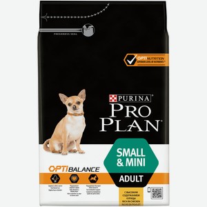 Корм Purina Pro Plan для взрослых собак мелких и карликовых пород, с высоким содержанием курицы (7 кг)
