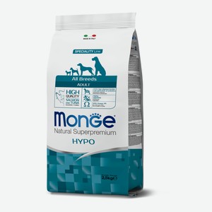 Корм Monge гипоаллергенный корм для собак всех пород, лосось с тунцом (2,5 кг)