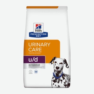 Hill s Prescription Diet сухой диетический корм для собак u/d при уролистазе (4 кг)