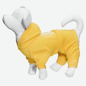 Yami-Yami одежда костюм для собаки с капюшоном, жёлтый (S)