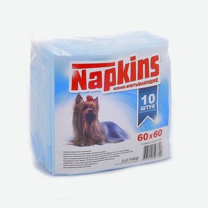 NAPKINS пеленки впитывающие пеленки для собак 60x60 (200 г)