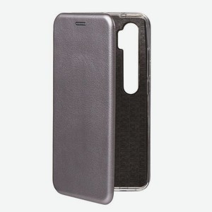 Чехол Innovation для Xiaomi Mi Note 10 Book Silicone Magnetic Silver 17053
