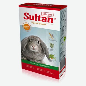 Корм для кроликов Sultan Трапеза с овощами, 400 г