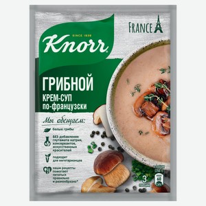 Крем-суп Knorr France  грибной по-французски, 49 г
