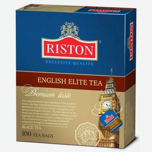 Чай черный Riston English Elite в пакетиках, 100х2 г