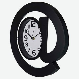 Часы настенные Lefard Собачка черные, 30 см