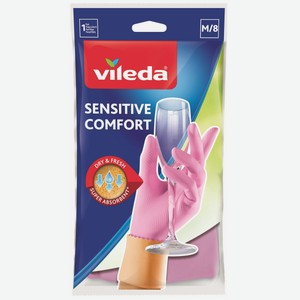 Перчатки Vileda Sensitive, M