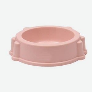 Миска Пижон пластиковая 20х20х5 см розовая 400 мл