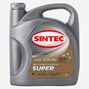 Sintec Super 3000 10W-40 SG/CD 4л