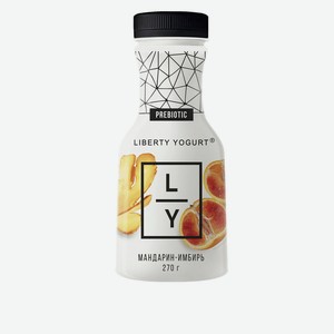 БЗМЖ йогурт Liberty Yogurt мандарин/куркума/имбирь 2% 270г