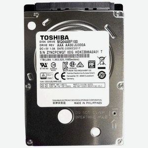 Внешний жесткий диск(HDD) Mobile HDD 1Tb MQ04ABF100 Toshiba