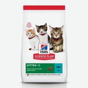 Корм сухой для котят HILLS 7кг Science Plan с тунцом для здорового роста и развития