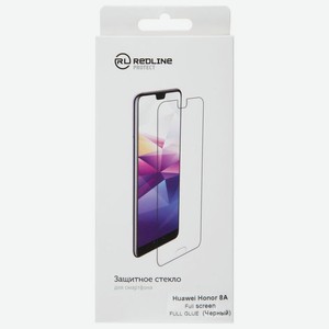 Защитное стекло Redline черный для Huawei Honor 8A (УТ000017075)